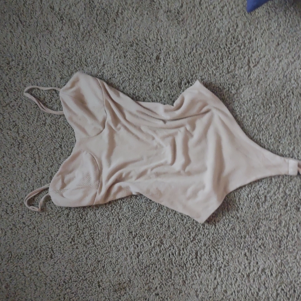 ribbed bodysuit nude
